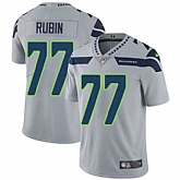 Nike Seattle Seahawks #77 Ahtyba Rubin Grey Alternate NFL Vapor Untouchable Limited Jersey,baseball caps,new era cap wholesale,wholesale hats